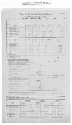 American Zone: Report of Selected Bank Statistics, June 1947