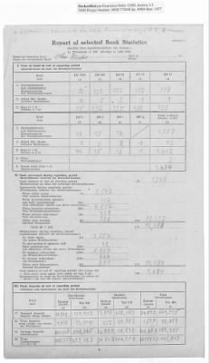 American Zone: Report of Selected Bank Statistics, June 1947