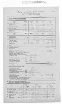 American Zone: Report of Selected Bank Statistics, June 1947