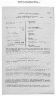 American Zone: Report of Selected Bank Statistics, June 1947