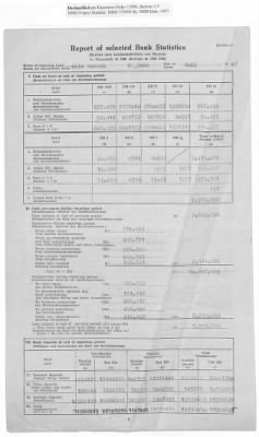 American Zone: Report of Selected Bank Statistics, June 1947