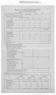 American Zone: Report of Selected Bank Statistics, June 1947