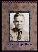 a young Henry George Crum