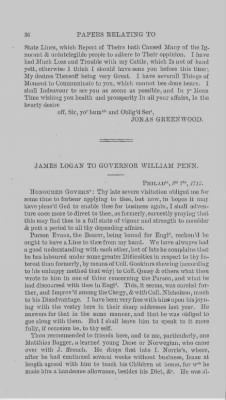 Thumbnail for Volume VII > Papers Relating to Provincial Affairs in Pennsylvania, 1682-1750