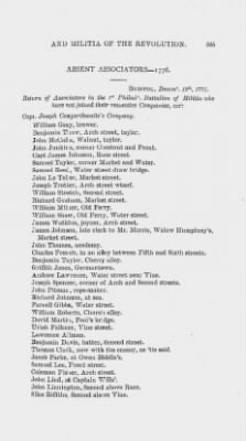 Thumbnail for Volume XIII > Muster Rolls and Papers Relating to the Associators and Militia of the City and County of Philadelphia.