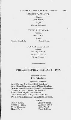 Thumbnail for Volume XIII > Muster Rolls and Papers Relating to the Associators and Militia of the City and County of Philadelphia.