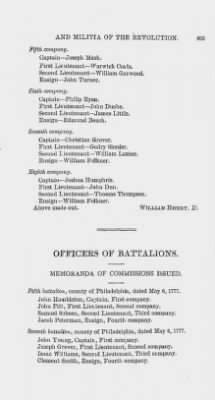 Thumbnail for Volume XIII > Muster Rolls and Papers Relating to the Associators and Militia of the City and County of Philadelphia.