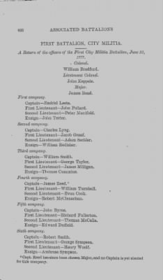 Thumbnail for Volume XIII > Muster Rolls and Papers Relating to the Associators and Militia of the City and County of Philadelphia.