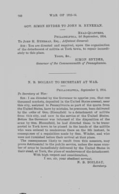 Volume XII > Papers and Documents Relating to the War of 1812-1814.