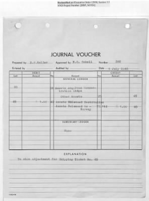 Records Relating to Tabulation and Classification of Deposits > Shipping Tickets 65-69