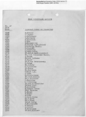 Thumbnail for Records Relating to Tabulation and Classification of Deposits > Shipping Ticket 74: Law 53 Assets-Annex A