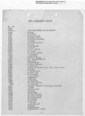 Thumbnail for Records Relating to Tabulation and Classification of Deposits > Shipping Ticket 74: Law 53 Assets-Annex A