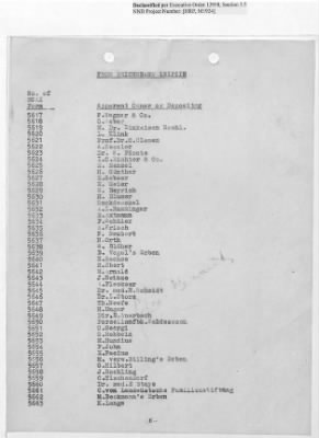 Thumbnail for Records Relating to Tabulation and Classification of Deposits > Shipping Ticket 74: Law 53 Assets-Annex A