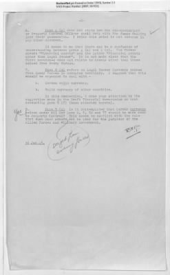 Thumbnail for Records of the Currency Section Received From Supreme Headquarters, Allied Expeditionary Forces (SHAEF) > 17/12 Funds Captured Or Confiscated Enemy Funds: Correspondence and Reports [N.D.; August 1944; November 1944-March 1945]