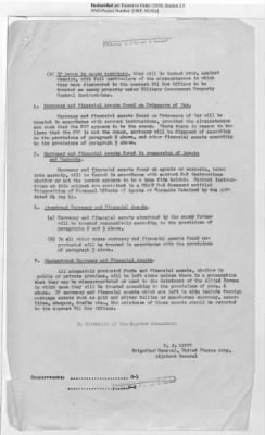 Thumbnail for Records of the Currency Section Received From Supreme Headquarters, Allied Expeditionary Forces (SHAEF) > 17/12 Funds Captured Or Confiscated Enemy Funds: Correspondence and Reports [N.D.; August 1944; November 1944-March 1945]