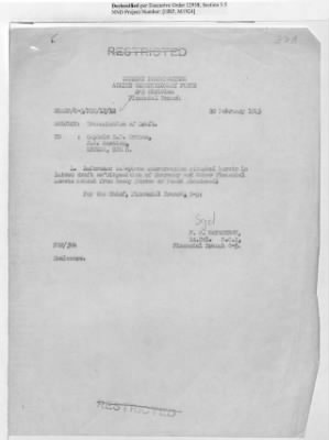 Thumbnail for Records of the Currency Section Received From Supreme Headquarters, Allied Expeditionary Forces (SHAEF) > 17/12 Funds Captured Or Confiscated Enemy Funds: Correspondence and Reports [N.D.; August 1944; November 1944-March 1945]