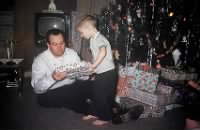 Tom Disher and me Xmas 1961
