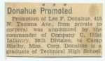 Donahue Promoted