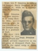 Sergeant Leo F. Donahue