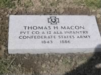 Thomas Hill Macon, 12th Alabama Infantry, Co. A