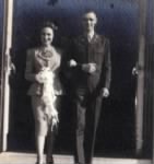 Rex Lee Perry wedding day Lillian Claudine Guthrie, Barksdale Field, LA