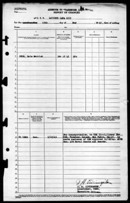 Laurens (APA-153) > 1945