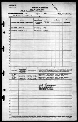 Laurens (APA-153) > 1945