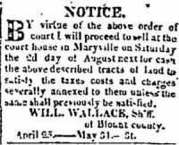 William Wallace 1823 Blount Co Tax Notice.JPG