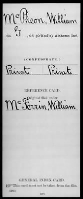 McPheon, William (Private) > Page 1