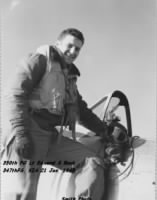 Thumbnail for Lt Edward Rock with his WWII Fighter Plane, Italy, 1945