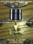 321stBG,448thBS, Lt Charlie McKinney was awarded a Distinguished Flying Cross for Heroism