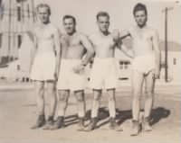 Going for a Swim at Keesler October 1941