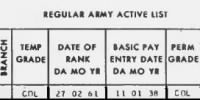 1969 Active Army List