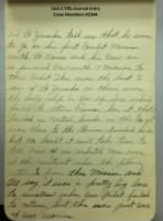 Journal Notes from Jack C Ellis, abt Last day to see Lt. Zavorka