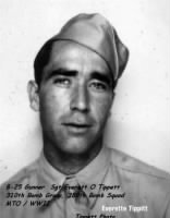Sgt Everett O Tippitt, Gunner on B-25's of the 310th Bomb Group, 380th Bomb Squad /MTO