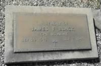 James F Black Headstone 1913-1943