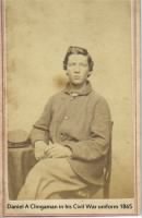 Picture of Daniel A Clingaman in his Civil War uniform