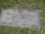 Grave Marker for Donald Cottrell