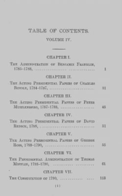 Volume IV > Pennsylvania Archives, Papers of the Governors. 1785-1817.