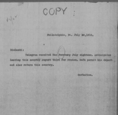 Old German Files, 1909-21 > Uno Forsherg (#239466)