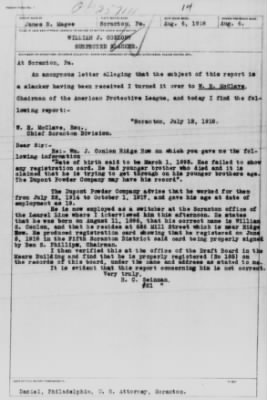 Old German Files, 1909-21 > William J. Conlont (#8000-257111)