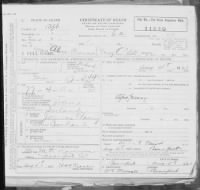 Death Certificate - Alice Odell