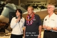 28 Feb.2013, Docent "Capt. Jim Bugbee, SURPRISE 91st Birthday Party, West PAC, Hawaii