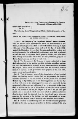 4 - General Orders and Circulars, Nos 1-87 (1864)