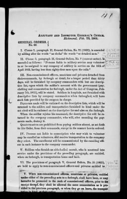 Thumbnail for 4 - General Orders and Circulars, Nos 1-87 (1864)