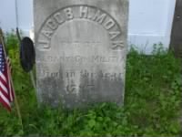Jacob Moak headstone