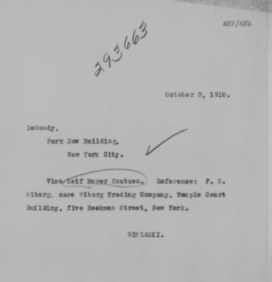 Old German Files, 1909-21 > Leif Murer Knutzen (#293663)