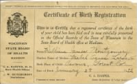 William James Montgomery birth certificate