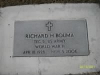Dick Bouma HS Military