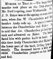 Jas W & Andy Chamberlain 1859 Kill J D Baker in Travis Co.JPG